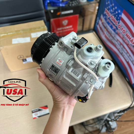 Lốc lạnh điều hòa động cơ Mercedes S400 - A0008307602 
